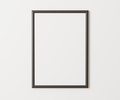 Black frame mockup on white wall, 3:4 ratio, 30x40 cm, 18x24". empty poster frame mock up - PhotoDune Item for Sale