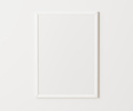 White frame mockup on white wall, 3:4 ratio, 30x40 cm, 18x24". empty poster frame mock up - PhotoDune Item for Sale