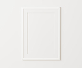 White portrait frame with mat mockup on white wall, 3:4 ratio, 30x40 cm, 18x24". empty poster frame - PhotoDune Item for Sale