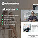 Utrener - Business Coach Elementor Pro Template Kit