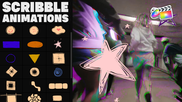 Scribble Elements And Transitions for FCPX alt