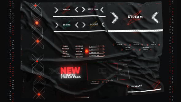 X Stream Package - Overlays, Screens