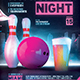 Bowling Night Flyer Poster Template - GraphicRiver Item for Sale