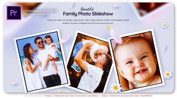 Beautiful Family Photo Slideshow