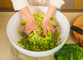 Preparing fermented preserved vegetables. - PhotoDune Item for Sale