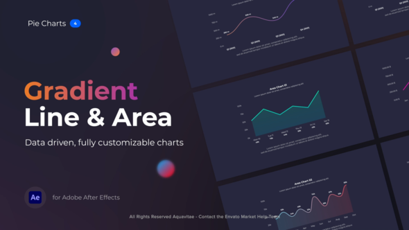 Gradient Line & Area Charts