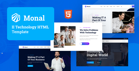 Monal - IT service HTML Template