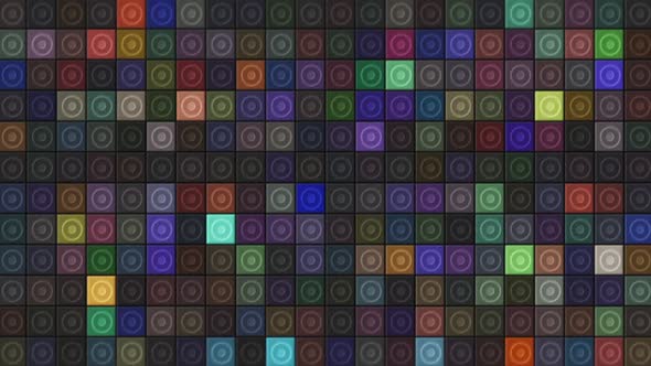 Beautiful background of colorful flashing squares