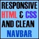 Responsive Navbar with HTML, CSS and Javascript - CodeCanyon Item for Sale