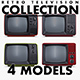 Retro Portable Television Collection volume 1 - 3DOcean Item for Sale