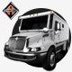 International Durastar Armored Cash Truck - 3DOcean Item for Sale