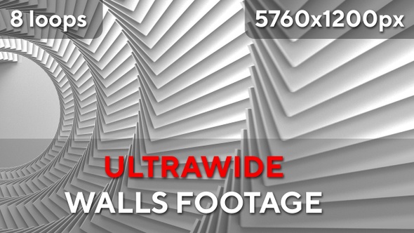 Ultra Wide Wall Footages