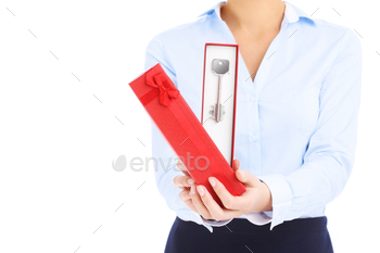 ey over white background
