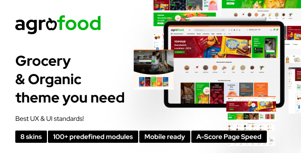 Agrofood - Elementor WooCommerce WordPress Theme