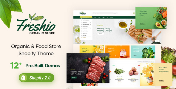 Freshio - Organic & Food Store Shopify Theme