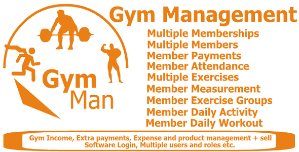 GyMan The GYM Management software in .net core