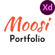 Moosi - Personal Portfolio XD Template - ThemeForest Item for Sale