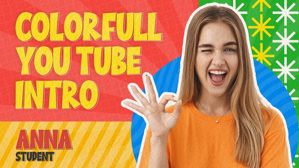 Colorful YouTube Vlog Intro alt
