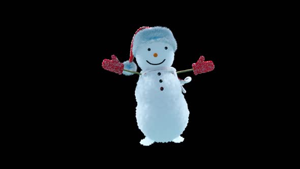 Snowman Dancing HD