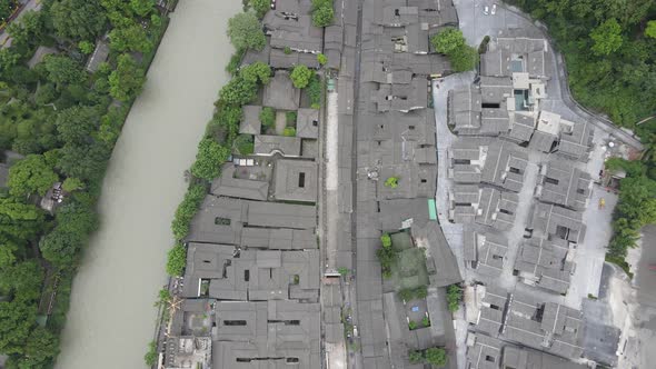 Chinese Ancient Street of Sichuan