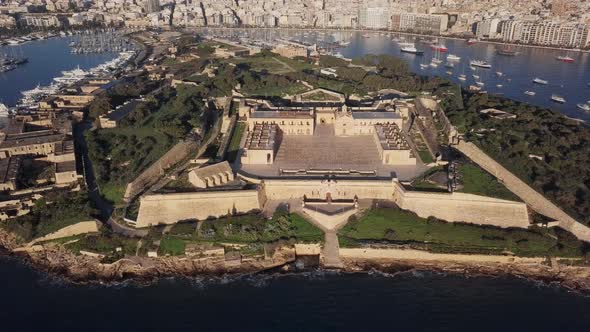 Aerial View of Fort Manoel, Malta