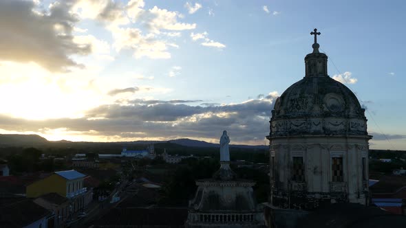 Sunset time lapse from Iglesia La Merced 