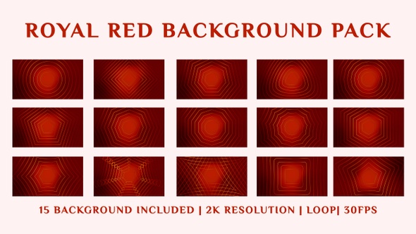 Royal Red Background Pack