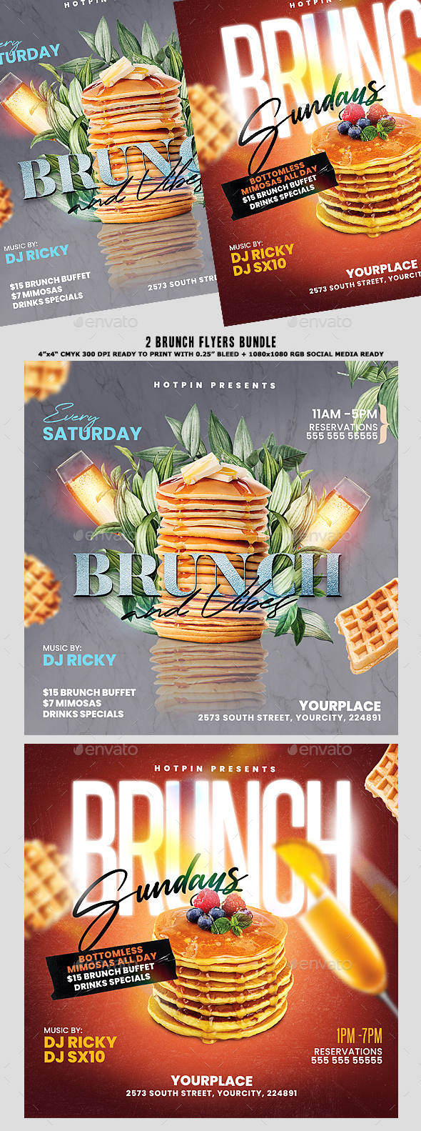 Brunch Graphics, Designs & Templates from GraphicRiver