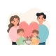 Happy Family Concept - GraphicRiver Item for Sale