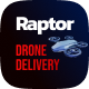 Raptor | Drone Delivery and Logistics Management Service Template - ThemeForest Item for Sale