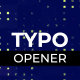 Rhythm Typo Intro - VideoHive Item for Sale