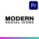 Social Icons Pack For Premiere Pro - VideoHive Item for Sale