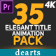 35 Elegant Title Animation Premiere Pro - VideoHive Item for Sale
