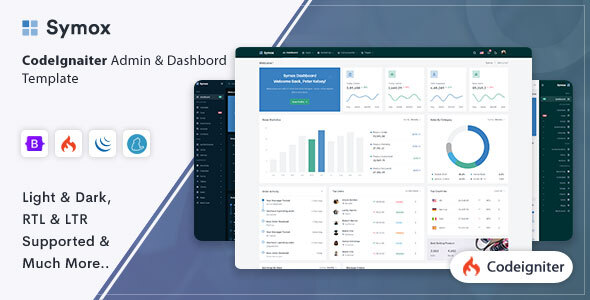 Download Symox Codeigniter Admin Dashboard Template Free 38145518 