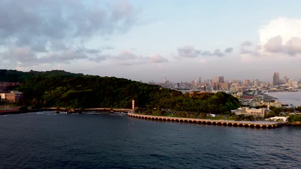 The Aerial view of Kaohsiung