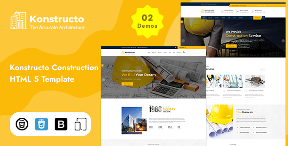 Konstructo - Construction HTML Template