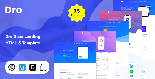 Dro - Saas HTML Template