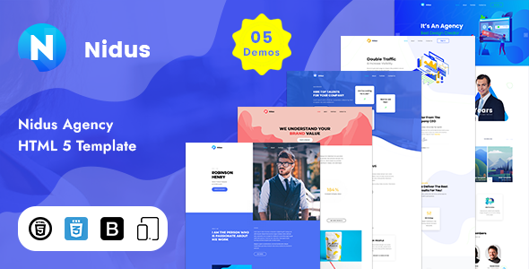 Nidus - Agency HTML Template