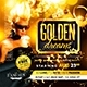 Golden Dreams Party Square Flyer - GraphicRiver Item for Sale