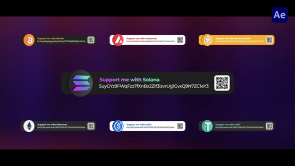 Crypto Donations For After Effects