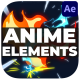 Anime Elements And Transitions | After Effects - VideoHive Item for Sale