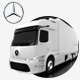 Mercedes-Benz Urban eTruck Low poly - 3DOcean Item for Sale