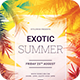 Exotic Summer Flyer - GraphicRiver Item for Sale