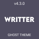 Writter - Minimal Membership & Subscription Ghost Theme - ThemeForest Item for Sale