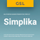 Simplika - Multipurpose Business Google Slides Template - GraphicRiver Item for Sale