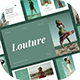 Louture - Fashion Keynote Presentation Template - GraphicRiver Item for Sale