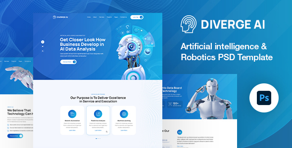 Diverge AI | Robotics PSD Template