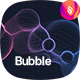 Gradient Bubble Particles Wave Backgrounds - GraphicRiver Item for Sale