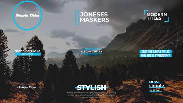 Simple Titles | FCPX alt