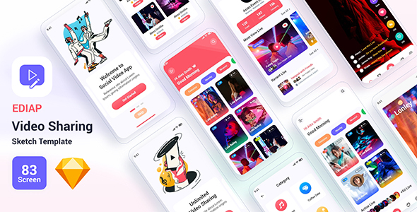 Ediap - Video Sharing Sketch Template